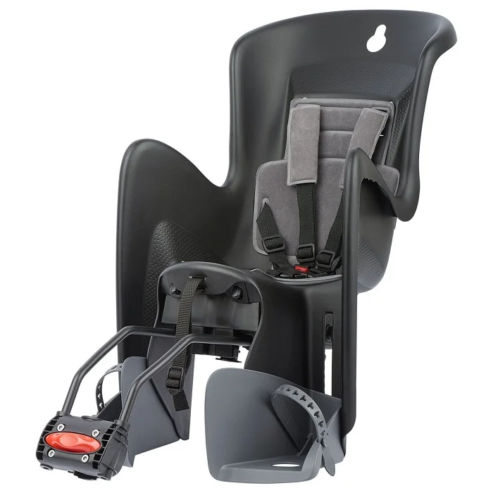 Porte bébé pour vélo Bilby Maxi RS – Siège de Vélo Inclinable Noir et Gris Foncé – Image 6