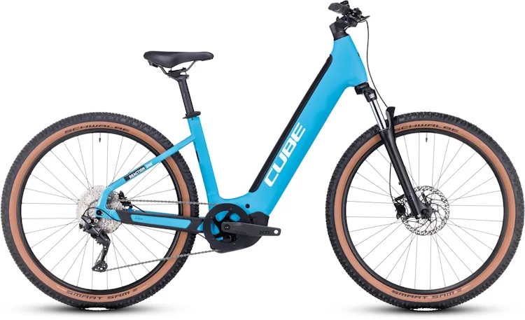 VTT électrique semi-rigide Cube reaction hybrid one 625 skyblue´n´white easy entry – Image 4