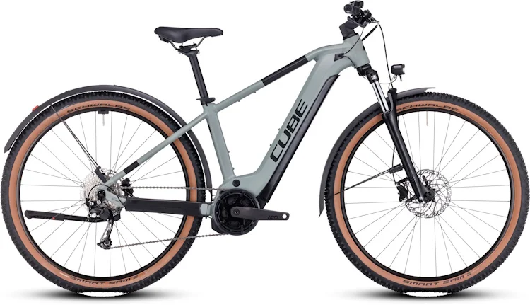 VTT électrique semi-rigide Cube reaction hybrid performance 625 allroad swampgrey´n´black – Image 6