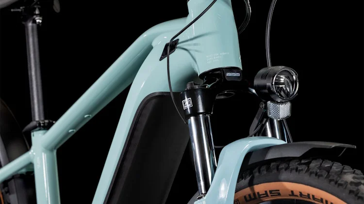 VTT électrique semi-rigide Cube reaction hybrid performance 625 allroad skylightblue´n´white – Image 5