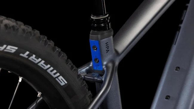 Vtt électrique Cube reaction hybrid pro 600 wh (gris métallisé et noir) – Image 5