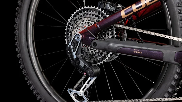 VTT électrique tout-suspendu Cube stereo hybrid one77 hpc slt 800 solareclipse´n´bronze – Image 7
