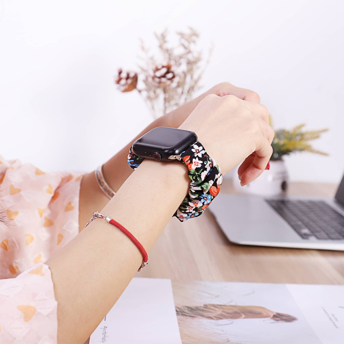 Bracelet Apple Watch tissu motifs – Image 3