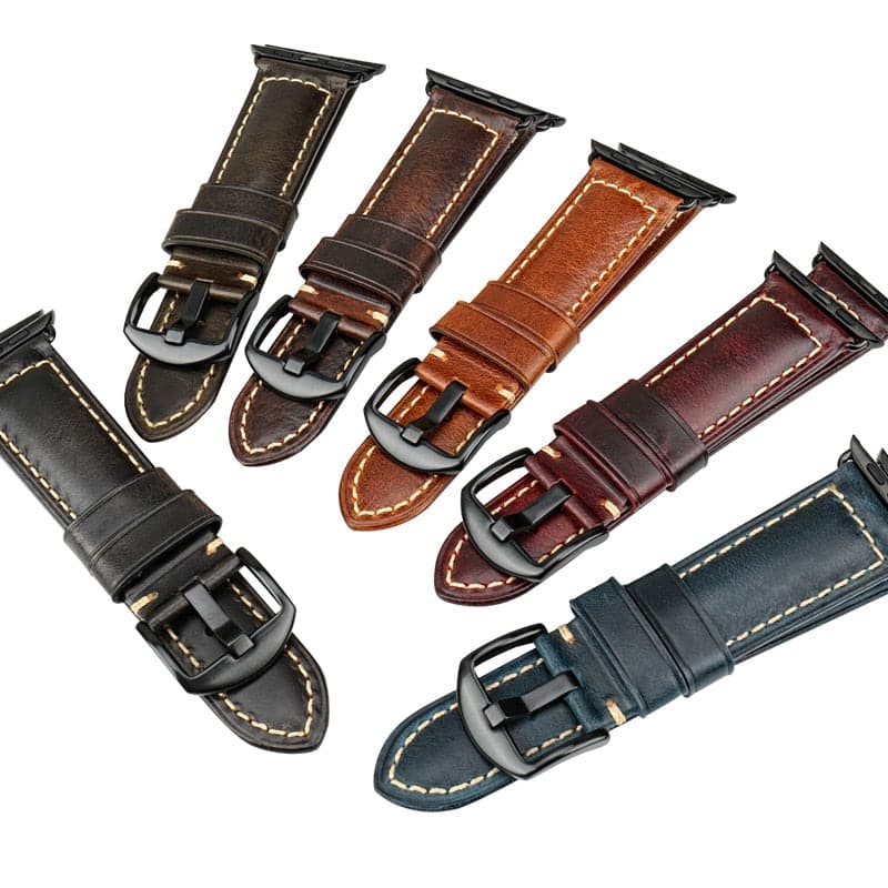 Bracelet cuir vintage Apple Watch – Image 5
