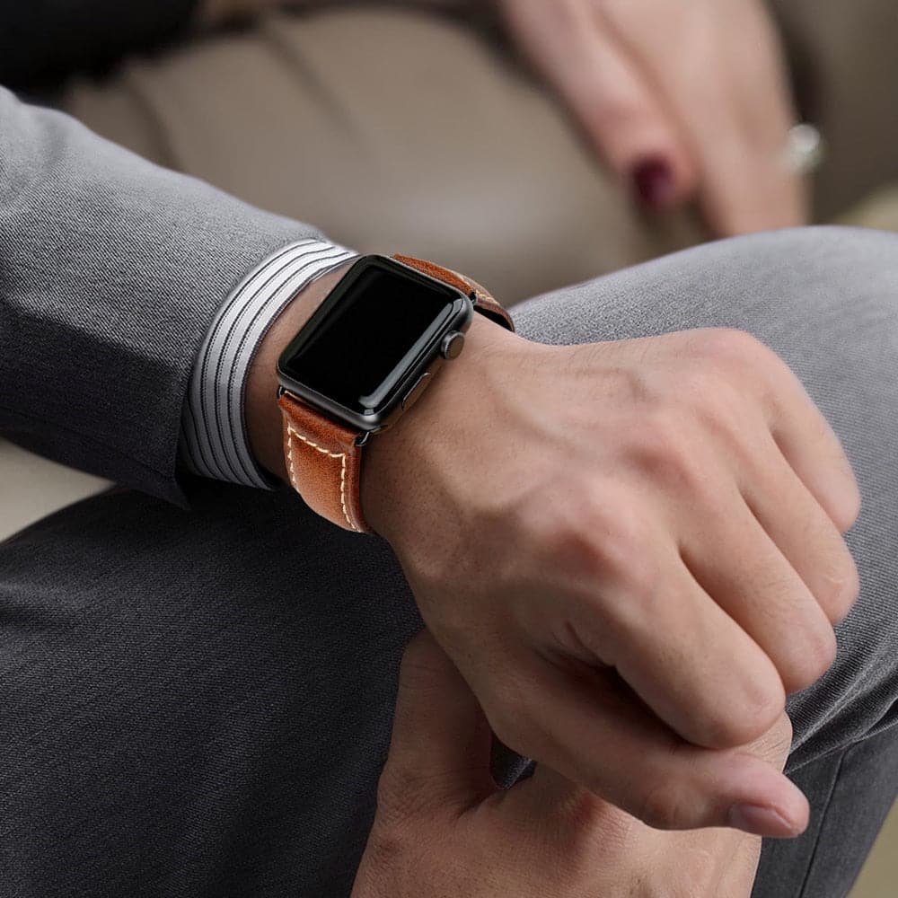 Bracelet cuir vintage Apple Watch – Image 6