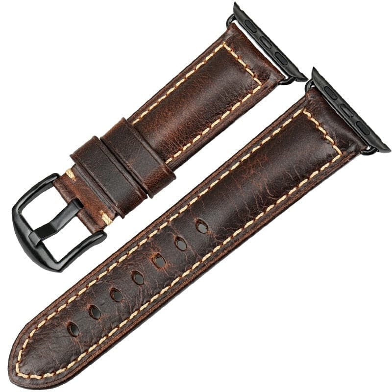 Bracelet cuir vintage Apple Watch – Image 8