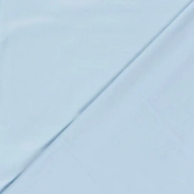 Coton uni « Elsa – Bleu bébé » – Image 4